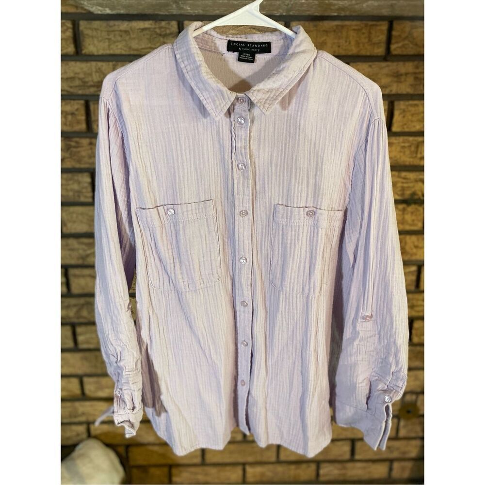 Social Standard By Sanctuary Button Up Top